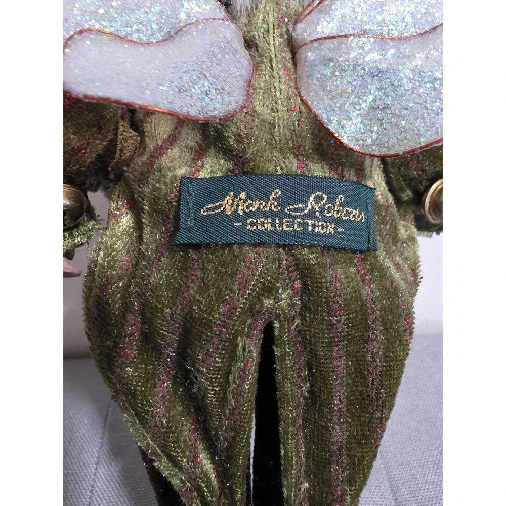 Rare Vintage Mark Roberts Company Christmas Elf Fairy Santa Figure Ornament GuC